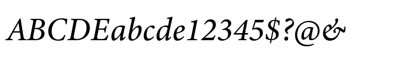 Minion 3 Medium Italic