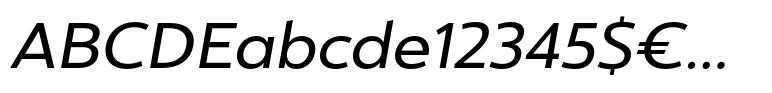 Ultine Extended Medium Italic