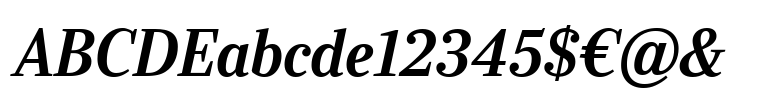 Ysobel™ Display Semi Bold Italic