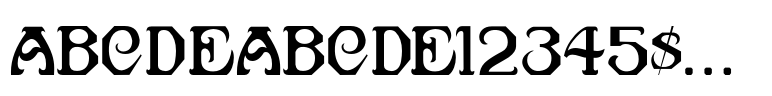 Eckhardt Display Serif JNL Regular