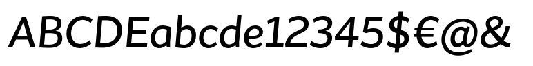 Asterisk Sans Pro Semi Bold Italic