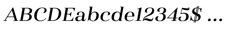Haboro Ext Medium Italic