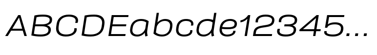 Galeana Extended Regular Italic