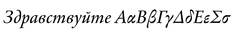Agmena™ Paneuropean Italic