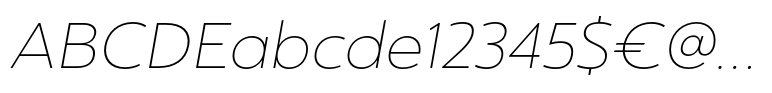 Ultine Extended Thin Italic