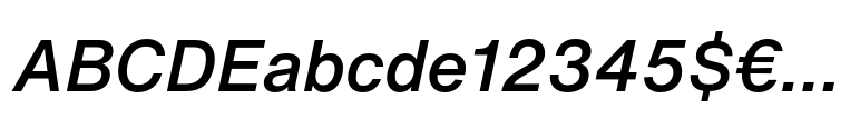 Helvetica Now® Text Medium Italic
