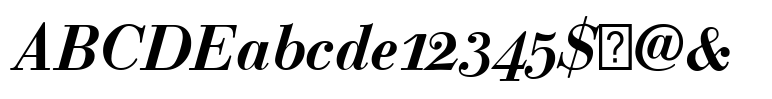 Bodoni Classic Text Bold Italic