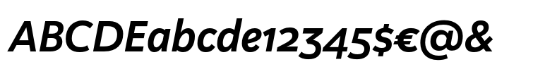 Aestetico Formal Semi Bold Italic