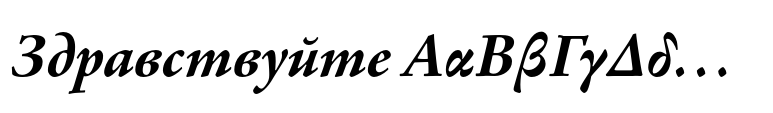 Agmena™ Paneuropean Bold Italic
