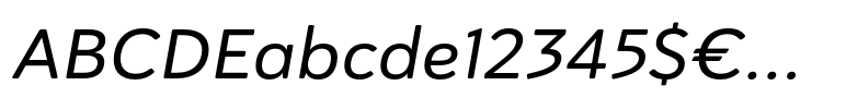 Haboro Soft Extended Medium Italic