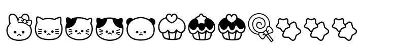 Omekashi Emoji Family