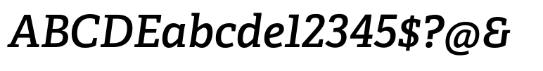Adelle for Firesys SemiBold Italic