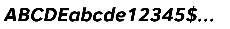 Core Sans A 65 Bold Italic