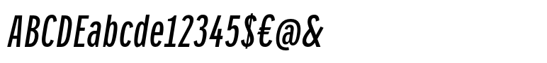 CA Oskar Compressed Italic