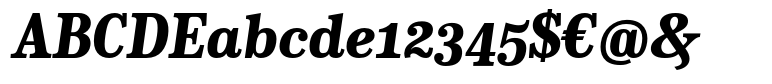 CA Normal Serif ExtraBold Italic