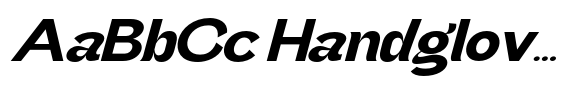 Gathia Sans  Expanded Slant Extra Bold image