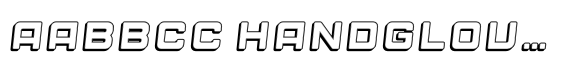 Caviara Rounded Inline Shd Italic image
