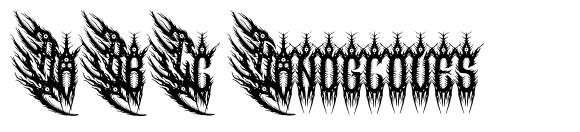 Fortaruse font sample