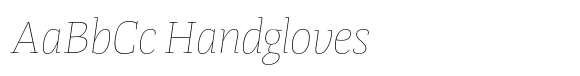 Tanger Serif Medium UltraLight Italic image