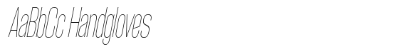 Grivon V02 Thin Extra Condensed Slant image