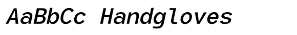 Glamure Mono Medium Italic image