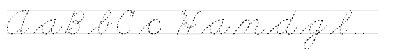 Dot To Dot Cursive Guides image