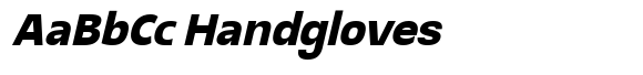 Glorytalk Sans Soft Extra Bold Italic image