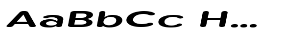 Clario Bold Ultra Expanded Italic image