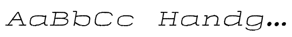 Adore Mono Italic image