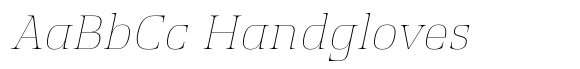 Suwannason Thin Italic font sample