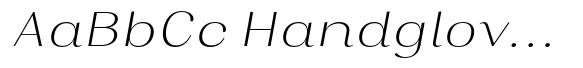 Juligraf Sans Extra Light Exp Italic image