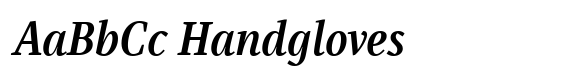 Singel Bold Italic image