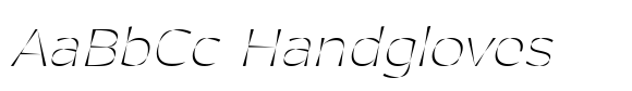 Calleo Flux Extra Light Italic image