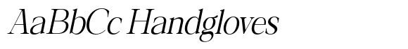 Galnery Ultra Condensed Slanted image