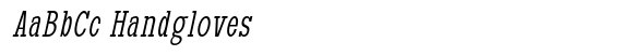 Aristone Slab Extra Light Ult Condensed Italic image