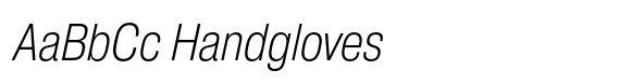 Pragmatica Next Condensed Extralight Slanted image