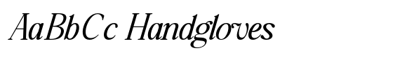 Marselo Legular Italic font sample
