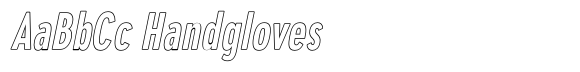 Aukim II Outline Bold Compressed Italic image