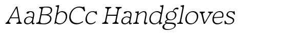 Fedro Light Italic font sample