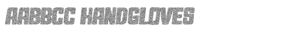 Timberwolf Stipple Italic font sample