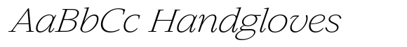 Slingora Extra Light Expanded Italic image