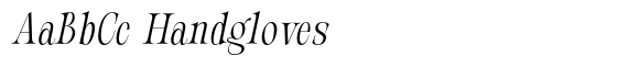 Valdrisse Extra Light Condensed Italic image
