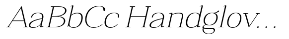 Polisha Reynold Soft Thin Italic Ultra Expanded image