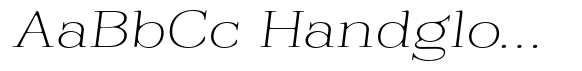 Reigans Soft Thin Expanded Italic image