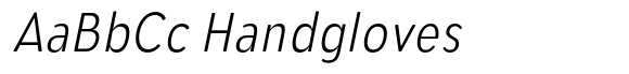 Aukim II Rounded Light Condensed Italic image