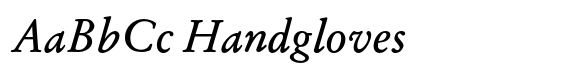 Garamond SB Roman Italic image