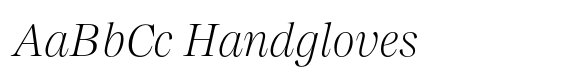 Madigan Text Extralight Italic image