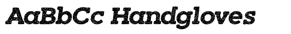Hundra Spongy Rough Italic font sample