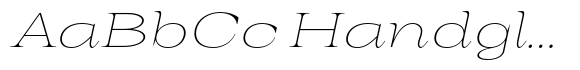 Auralic Thin Expanded Italic image