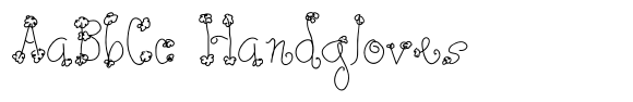 Poodle Tails PW font sample